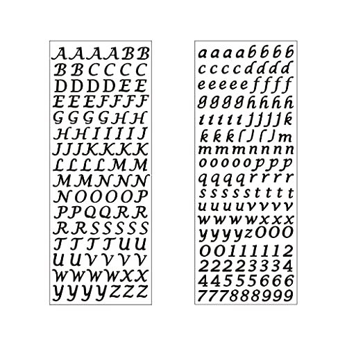 1 Set Buchstaben, Zahlen, Aufkleber, Harzformfüller, Epoxidharz, Füllmaterialien, Epoxidharz, Zubehör, Schmuckherstellungsmaterial von Diarypiece