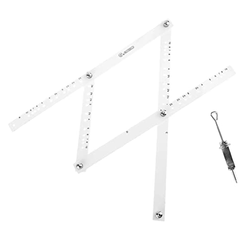 Dickly 34 Cm Transparentes Pantograph Zeichenwerkzeug für Künstler, Langlebig, Faltbar, Nachgebildete Skalierung Dickly 34 Cm Transparentes Pantograph Zeichenwerkzeug für Künstler, Langlebig, Faltbar, Nachgebildete Skalierung von Dickly