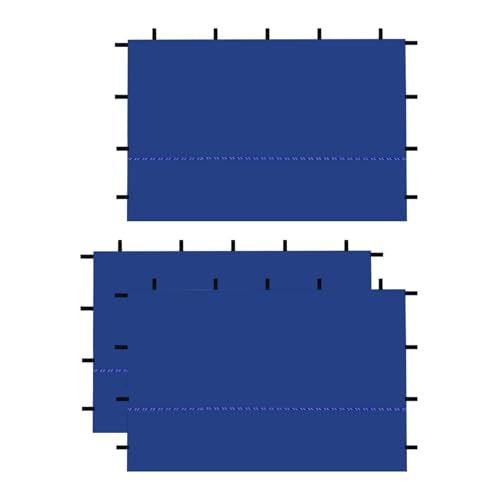 Dickly 3X Überdachungszelt-Seitenwände, Popup-Überdachungs-Seitenwandpaneele, Einfriedung, Blau für Pergola-Garten von Dickly