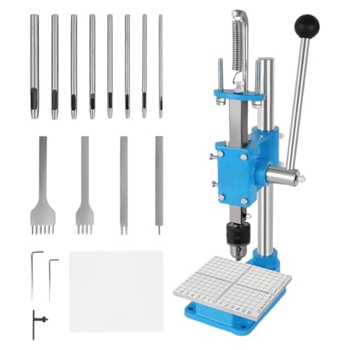 Dickly -Lochstanzer für DIY-Lederhandwerk, Stanzwerkzeug, manueller Pressstanzer, Handstanzmaschine zum von Dickly