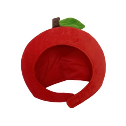 Dickly Obst Kopfbedeckung Hut Dress up Themed Party Hut für Bühne Festivals Maskerade Geschenk, Apfel von Dickly