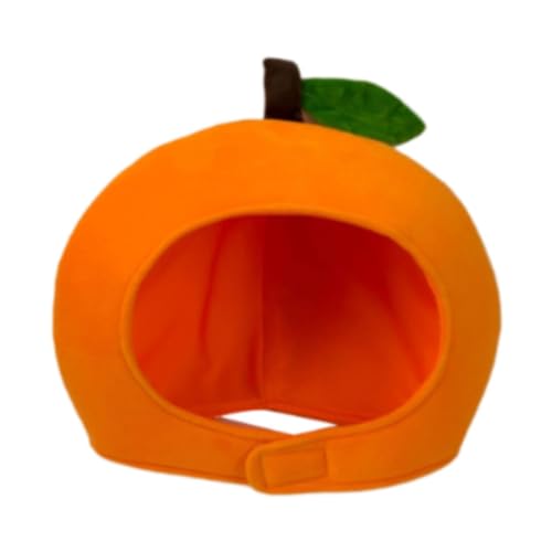 Dickly Obst Kopfbedeckung Hut Dress up Themed Party Hut für Bühne Festivals Maskerade Geschenk, Orange von Dickly