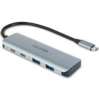 DICOTA 4-in-1  USB 3.1 Gen 2 A/USB C Adapter von Dicota