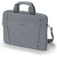 DICOTA Laptoptasche Slim Eco BASE Kunstfaser grau D31305-RPET bis 35,8 cm (14,1 Zoll) von Dicota