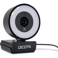 DICOTA Ringlicht Webcam schwarz von Dicota