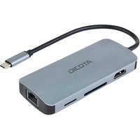 DICOTA USB-Hub D32062 8-fach silber von Dicota