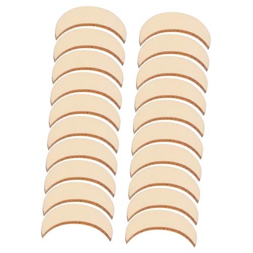 Didiseaon 20 Stück Holzmond Chips Zum Aufhängen Für Mondförmige Ausschnitte Ornamente Schnitzereien Kleine Ausschnittformen Furnier Weihnachtsbaumschmuck Unvollendete Scheibe Mond Didiseaon 20 Stück Holzmond Chips Zum Aufhängen Für Mondförmige Ausschnitte Ornamente Schnitzereien Kleine Ausschnittformen Furnier Weihnachtsbaumschmuck Unvollendete Scheibe Mond von Didiseaon