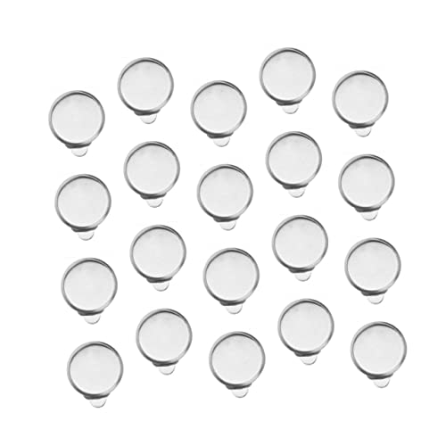Didiseaon 50 Stück Ohrclip Zubehör Tablett Clips Ohrring Schmuck Basis Herstellung Von Ohren Zartes Accessoire Schöner Ohrclip Silber Didiseaon 50 Stück Ohrclip Zubehör Tablett Clips Ohrring Schmuck Basis Herstellung Von Ohren Zartes Accessoire Schöner Ohrclip Silber von Didiseaon