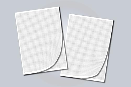 Millimeterpapier Zeichenblock technisches Zeichnen 50 Blatt DIN A4 2ér Pack von Die Kalenderversender