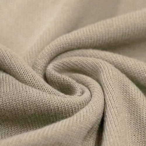 Babystrickstoff | feiner Strickstoff | Baumwolle | Ökotex | viele Farben (dunkelbeige) von Die Stofftante