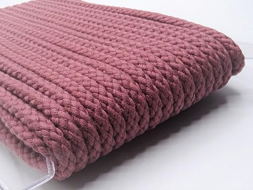 Die Stofftante Kordel Hoodiekordel 8mm Baumwolle | ab 1 m | Meterware | viele Farben (Bordeaux) von Die Stofftante