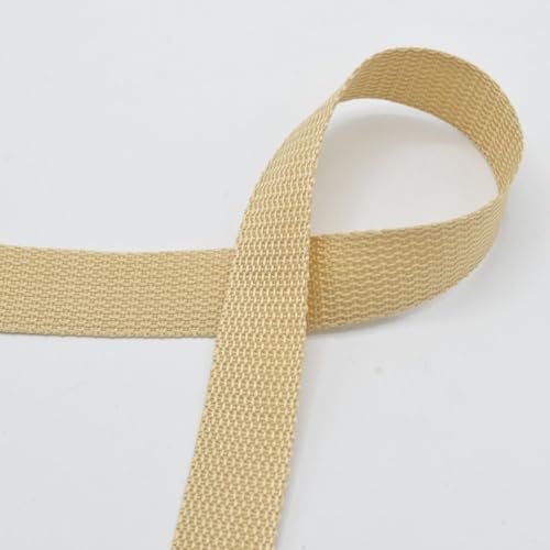 Gurtband | 25mm | Taschengurtband | Polyester | Meterware (beige) von Die Stofftante