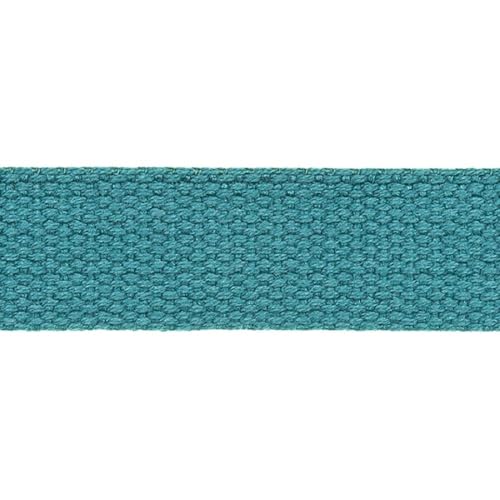 Gurtband 30mm für Taschen Taschengurtband | 100% Baumwolle | 30 mm breit | viele Farben | Meterware (aqua) von Die Stofftante