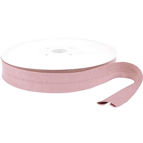 Jersey-Schrägband/Pretty Edition / 2 m (1,75 €/m) (bridal rose) von Die Stofftante