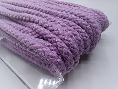 Kordel Hoodiekordel 8mm Baumwolle | ab 1 m | Meterware | viele Farben (Lavendel) von Die Stofftante