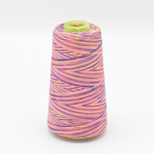 Die Stofftante Overlockgarn | Multicolor | 3000 Yard/Kone | Stärke 120, Polyester Garn für Overlock-Nähmaschinen | (103) von Die Stofftante