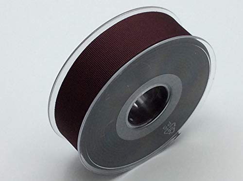 Ripsband uni | 25 mm breit | viele Farben | ab 2m | Meterware (385 bordeaux) von Die Stofftante