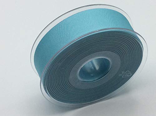 Ripsband uni | 25 mm breit | viele Farben | ab 2m | Meterware (750 turqoise) von Die Stofftante