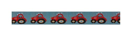 Webband TRAKTOR, grau-rot | Breite 20 mm | ab 1 m | Meterware Webband TRAKTOR, grau-rot | Breite 20 mm | ab 1 m | Meterware von Die Stofftante