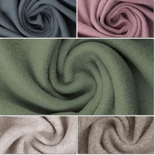 Weicher Walkloden | Walkstoff | MERINO | 100% gekochte Schurwolle | Meterware | ab 50 cm (altmint) von Die Stofftante