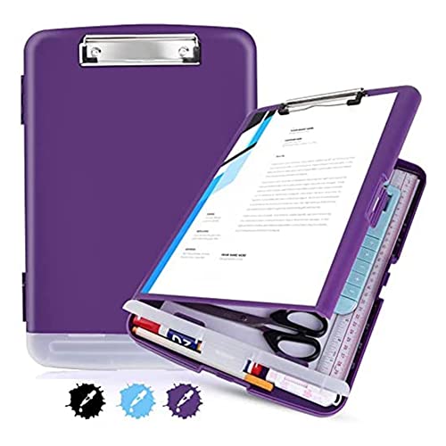 Diggtor Klemmbrett mit Heavy Duty, 8,5 x 11 Clip Boards mit Clip ein niedriges Profil, seitliche Öffnung, Format A4 für Büro, Schule und Zuhause A von Diggtor