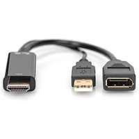 DIGITUS AK-330101-002-S  DisplayPort 1.2/HDMI Adapter von Digitus