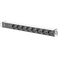 DIGITUS DN-95410 8-fach Steckdosenleiste für Serverschrank 2,0 m weiß von Digitus