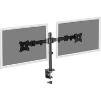 DIGITUS Monitor-Halterung DA-90349 schwarz für 2 Monitore, Tischklemme von Digitus