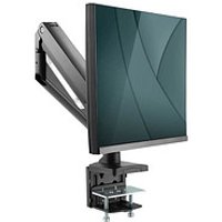 DIGITUS Monitor-Halterung DA-90426 DA-90426 schwarz für Flat- und Curved-Monitore von 15" - 35", Tischklemme von Digitus