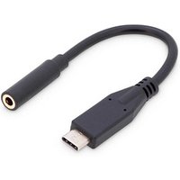 DIGITUS USB-C/3,5 mm Kabel AK-300321-002-S 20,0 cm schwarz, 1 St. von Digitus