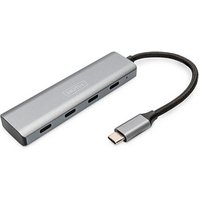 DIGITUS USB-Hub DA-70246 4-fach grau von Digitus