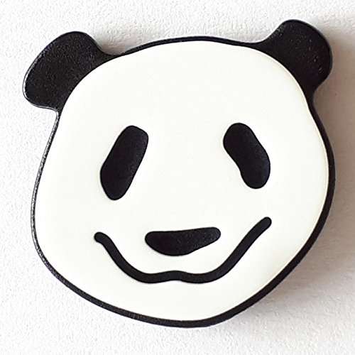 Kinderknopf Panda mit Öse - Größe: 22mm - Farbe: weis - Art.Nr. 331110 von Dill Buttons