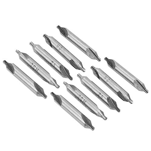 HSS Center Drill Bit Set, Center Drill Senker Drehmaschine Fräswerkzeug Werkzeugsatz Kombinierte Senker Bohrer Set Werkzeug Für Metall, Kupfer, Holz von Dilwe