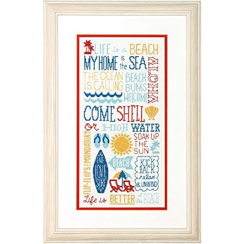 DIMENSIONS Counted Cross Stitch: Fun in The Sun, 18 x 36cm von Dimensions