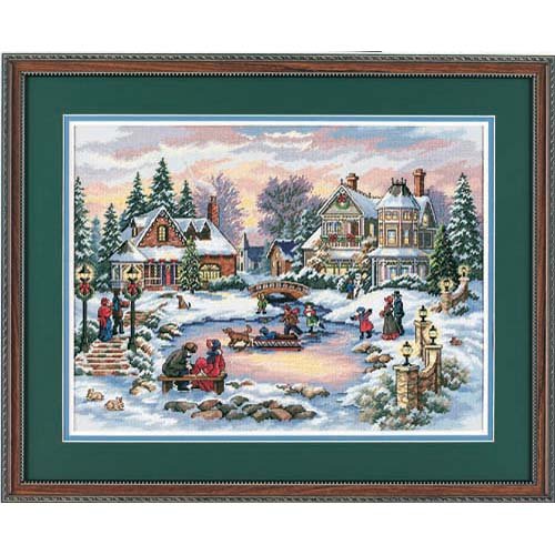 DIMENSIONS D08569 Kreuzstich-Set "A Treasured Time Christmas", 41 x 30 cm von Dimensions