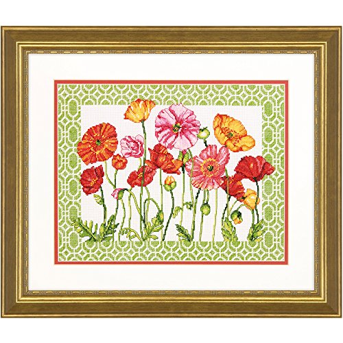 Dimensions D70-35350 Counted Cross Stitch: Poppy Pattern, 36 x 28cm von Dimensions