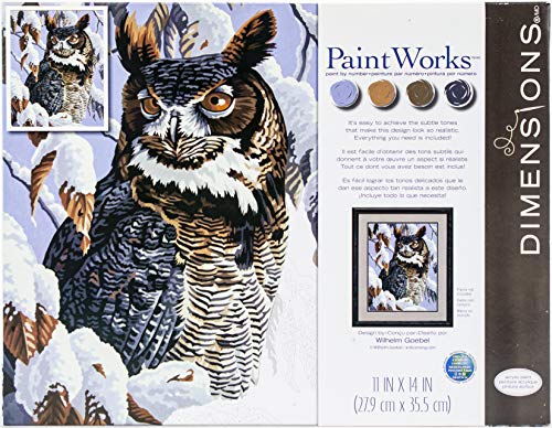 paintworks 11 x 35,6 cm Winter Armbanduhr Paint Kit von Dimensions