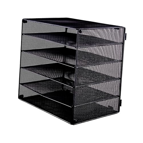 DimyFew Schreibtisch-Organizer-Ablage mit 5 Schichten, 12,8 x 9,2 x 12,6 Zoll, Zeitschriftenablage, Briefablage von DimyFew