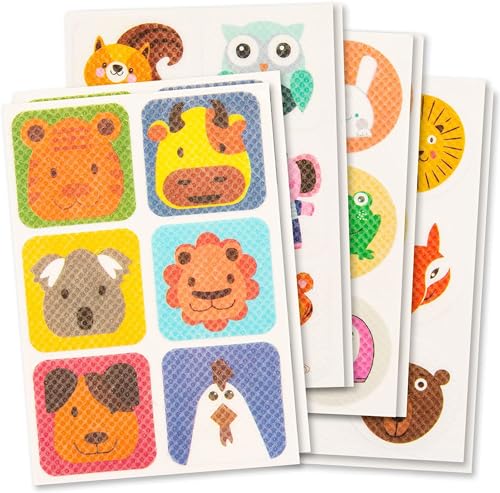 Tier Kinder Aufkleber Stickers,Aufkleber, Aufkleber für Kinder und Erwachsene, für Outdoor -Aktivitäten Kinder, 60 Stücke von Ding Yongliang
