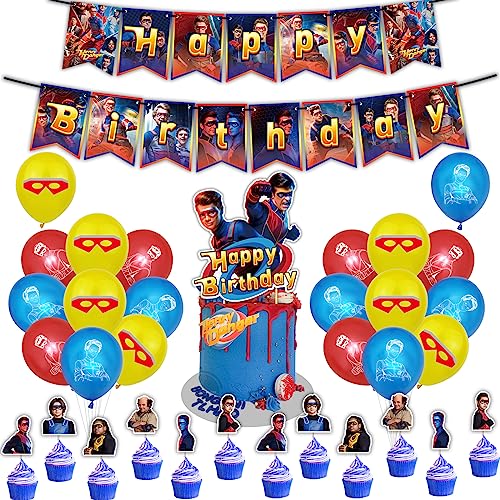 Henry Geburtstag Deko Henry Kindergeburtstag Deko Henry Danger Party Deko Geburtstag Henry Luftballons Deko Henry Danger Geburtstag Luftballons Henry Torten Topper Henry Danger Geburtstag Banner von Dinoeye