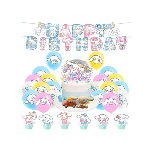 Sanrio Geburtstag Deko Cinnamoroll Kindergeburtstag Deko Sanrio Luftballons Deko Cinnamoroll Geburtstag Luftballons Sanrio Kuchen Topper Cinnamoroll Girlande Geburtstag Sanrio Deko Geburtstag von Dinoeye