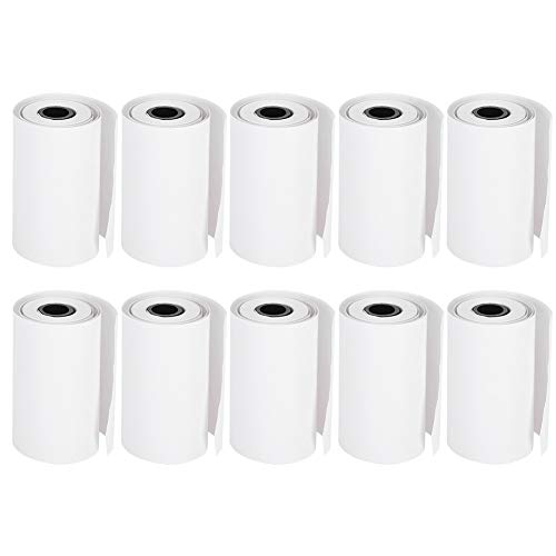 Dioche Thermopapier, 10PCS Wärmebildkamera Kinder Papierrolle, Thermorollen 6M x 55MM Druckerpapier Schulbedarf Basteln Falsche Frage Fotodruck Schüler-Taschenwerkzeug von Dioche