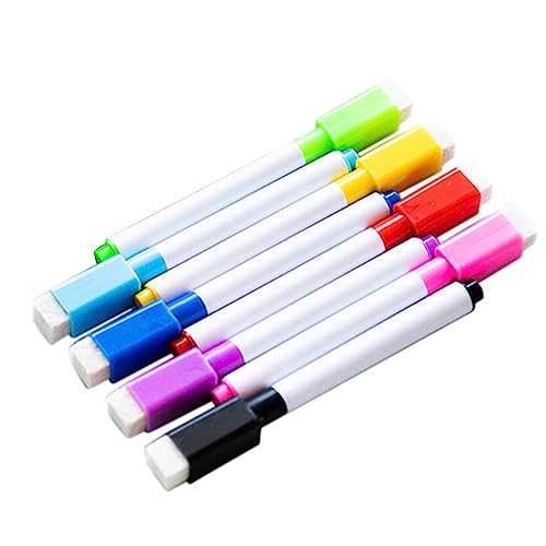 Whiteboard Stifte, 8 Stück Whiteboard Marker, Löschbare Weißwandstiften mit Magnetischem Design für den Heim, Schul und Bürogebrauch von Dioche