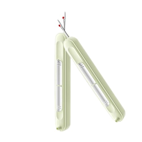Diogeynu 2/3 Stück 2-in-1 Haushalts-Fadenentferner, Nadeleinfädler, Nahttrenner, Nähwerkzeug, Einfädelhilfe für Bastelarbeiten, Stickereien von Diogeynu