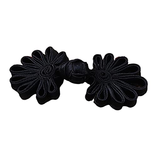 Diogeynu Chinesische Blumenform für Froschknöpfe, traditionelles chinesisches Handwerkszubehör, Zopfstrick, für Froschknopf, Knoten F von Diogeynu