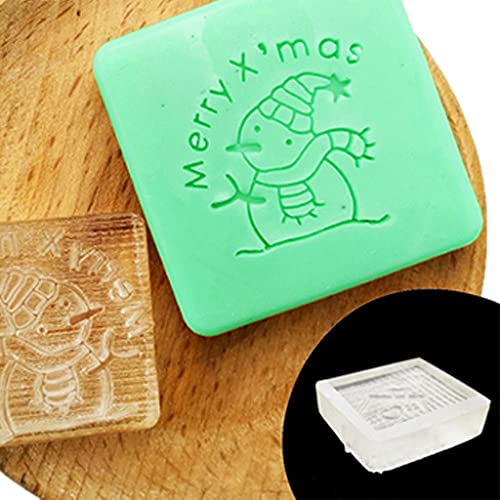 Diogeynu Seifenherstellung Acrylstempel Weihnachtsserie Transparente Seifensiegelstempel Festival Thema Handgemachte Seifen Herstellung Kapitel von Diogeynu