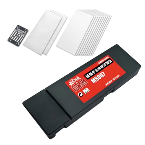 Nasse Paletten für Acrylmalerei, Nass-Paletten, Stiftwaschständer, feuchtigkeitsspendende Palette, Nasslack-Modellierwerkzeug Nasse Paletten für Acrylmalerei, Nass-Paletten, Stiftwaschständer, feuchtigkeitsspendende Palette, Nasslack-Modellierwerkzeug von Diogeynu