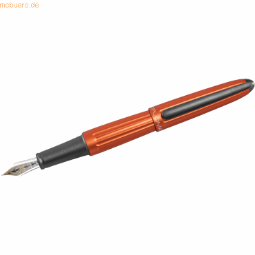 Diplomat Füllhalter Aero orange 14 kt EF von Diplomat