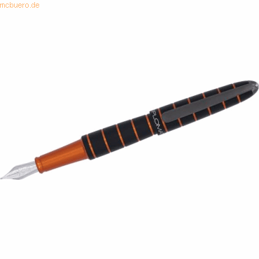 Diplomat Füllhalter Elox ring schwarz/orange von Diplomat