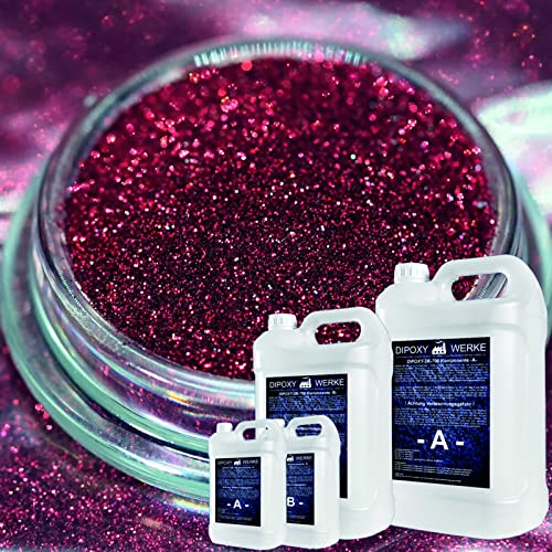 Dipoxy 2K-700 Epoxidharz mit Pigment 9,0kg + 120g Rot06 von Dipoxy